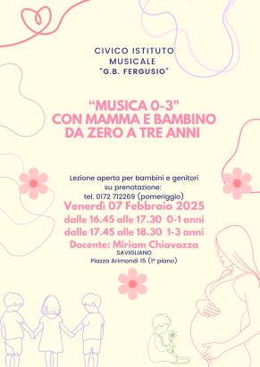 Musica 0-3 anni - nuovo corso